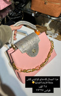 LV pink handbag