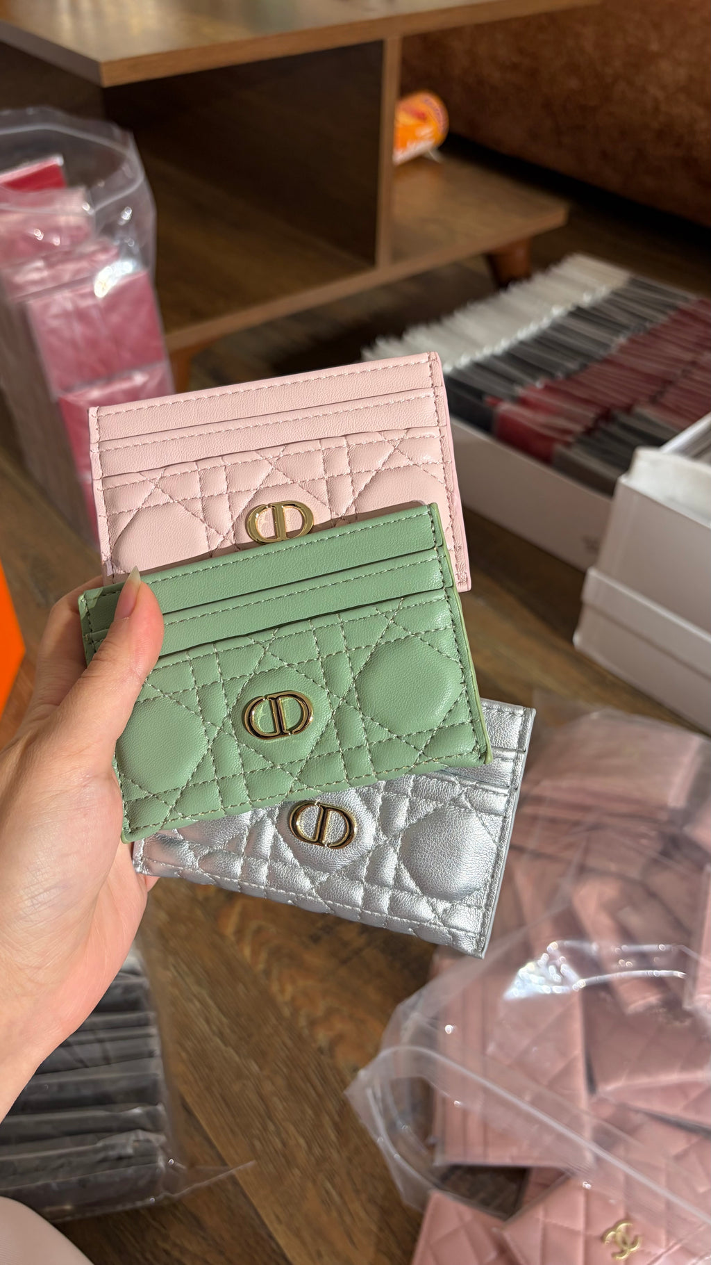 Dior card holder