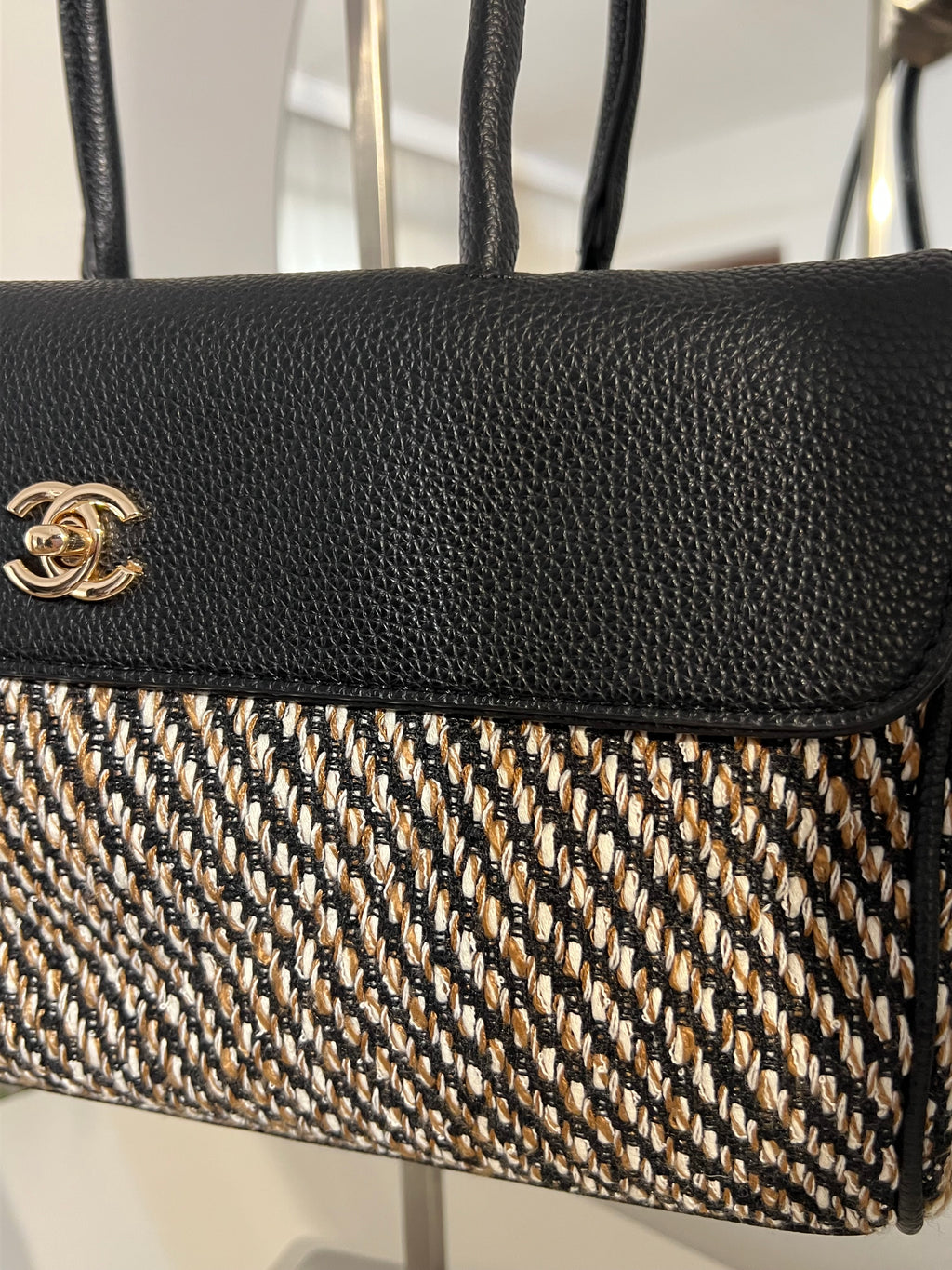 Chanel mini flap tote