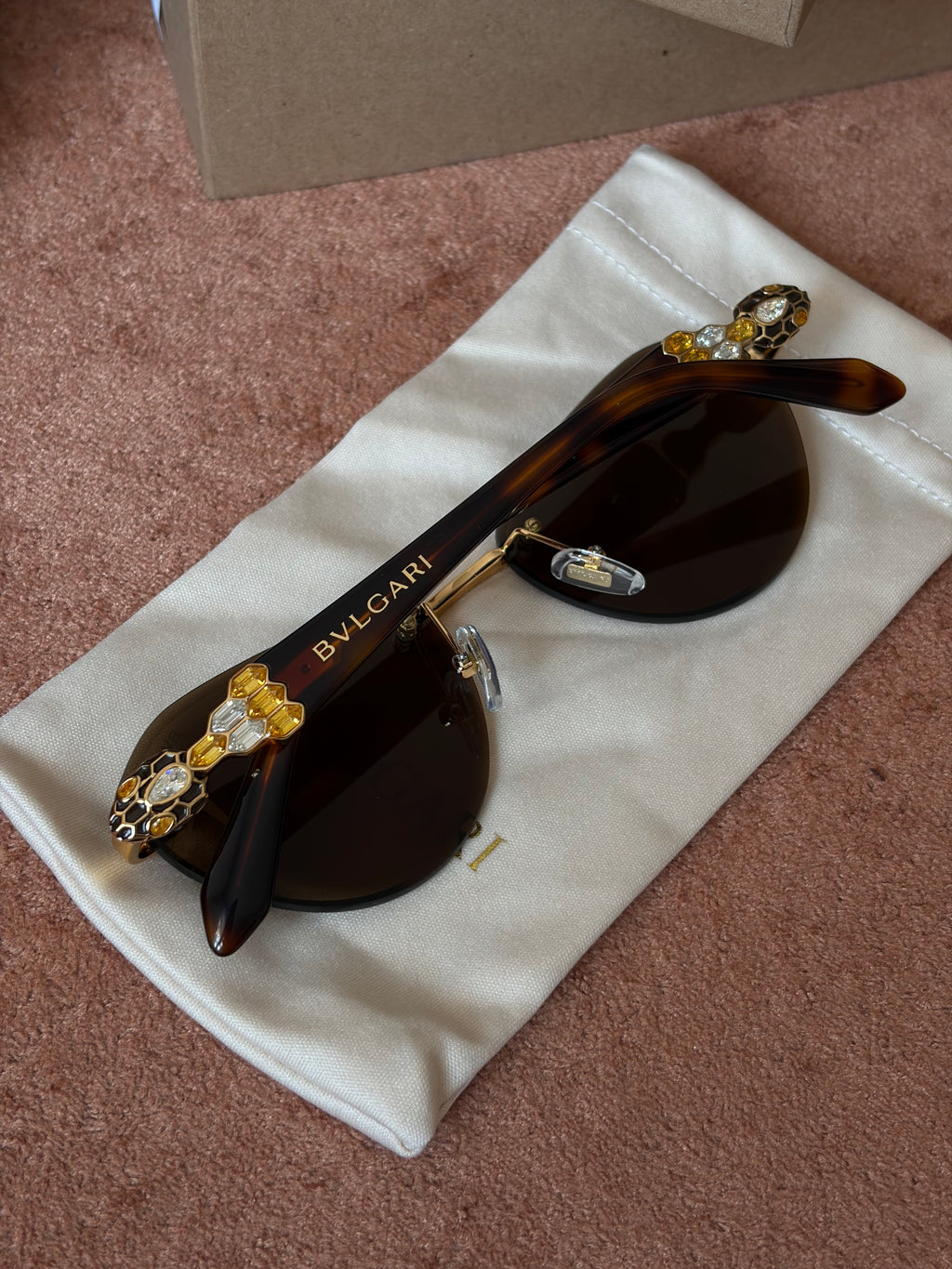 Bvlgari snake sunglasses