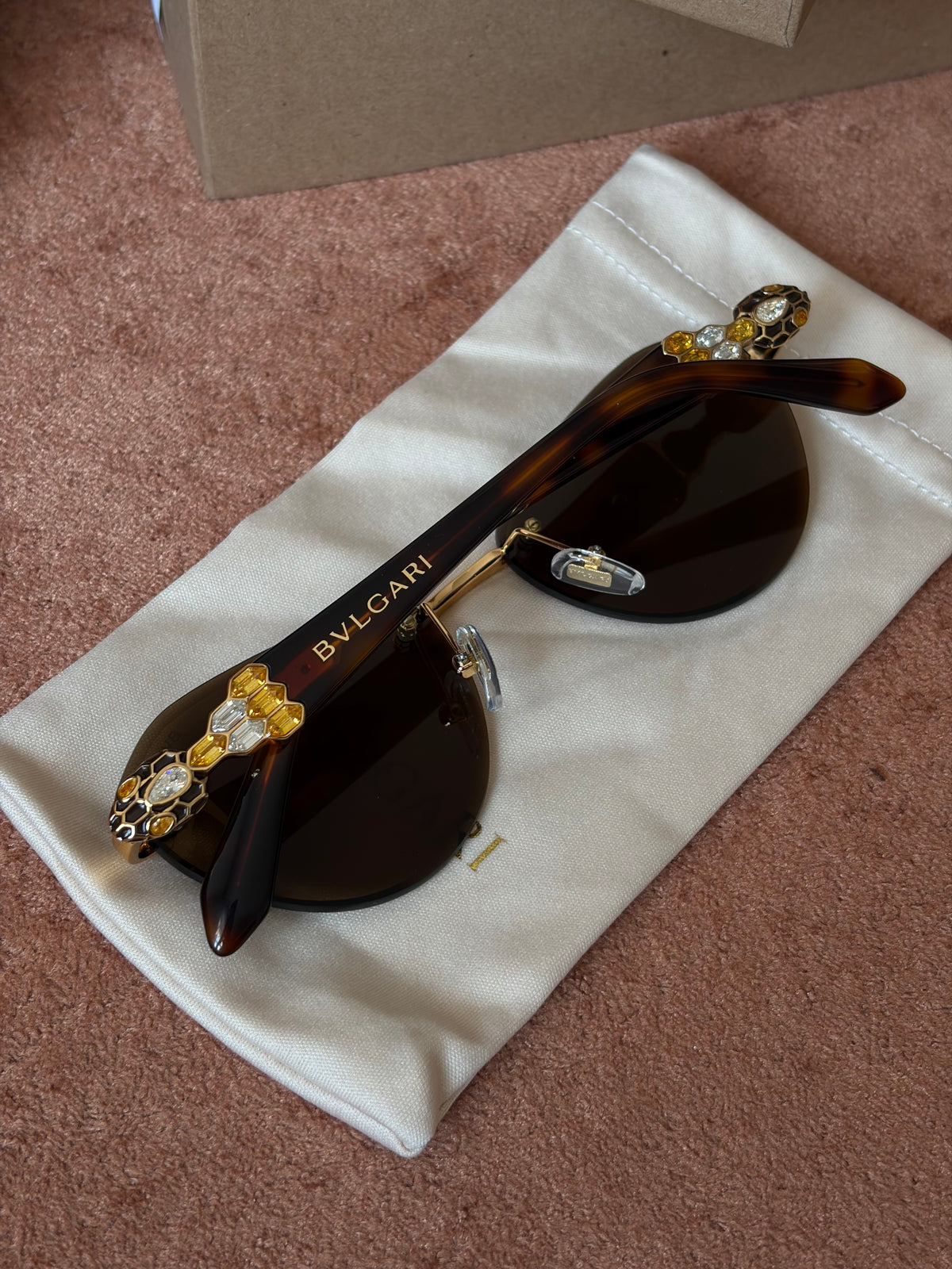 Bvlgari snake sunglasses