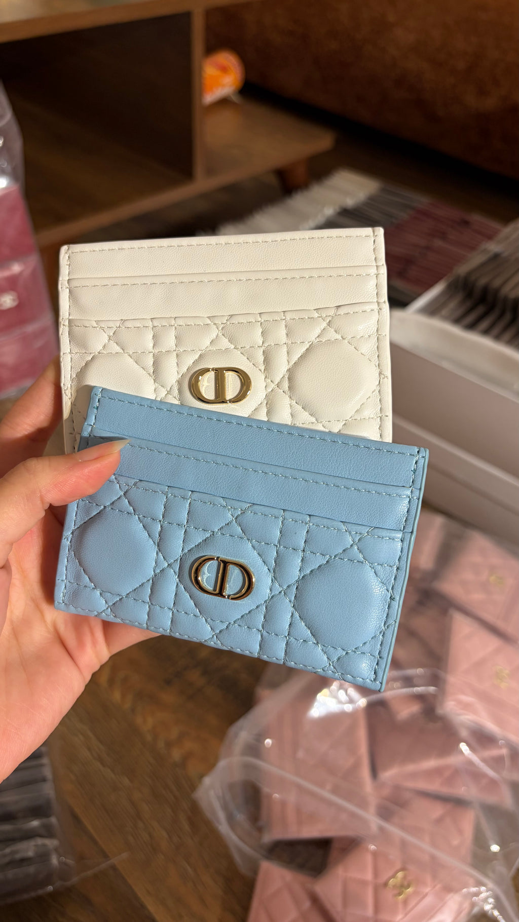 Dior card holder