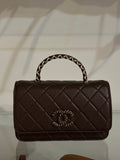 Chanel wallet handle