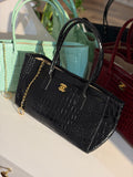 Chanel tote croco