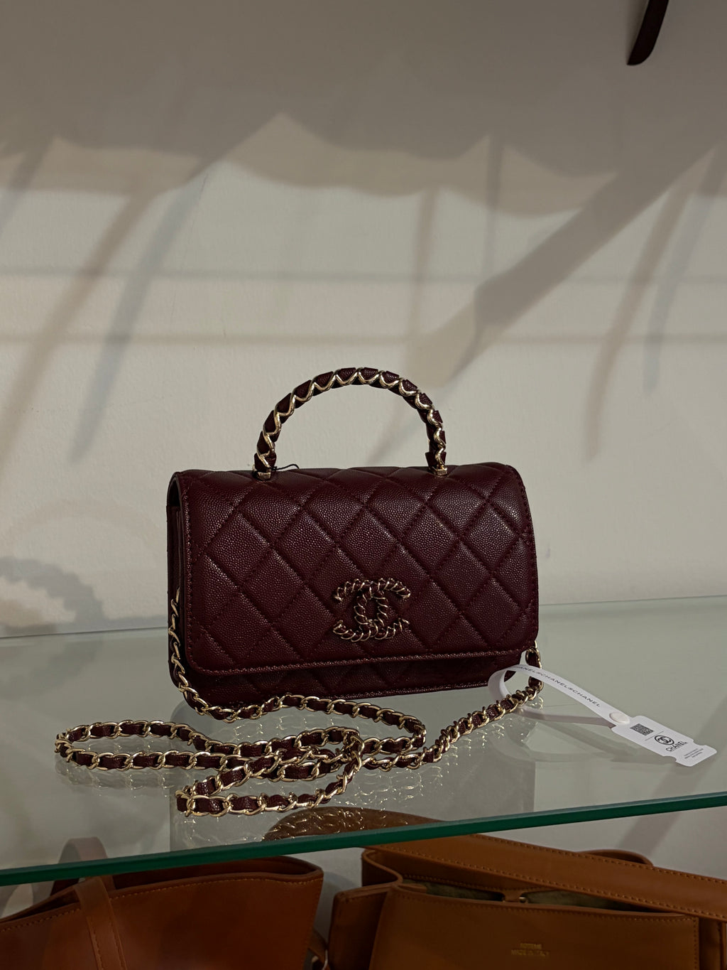 Chanel wallet handle