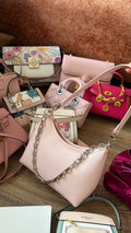 Pink shoulder bag
