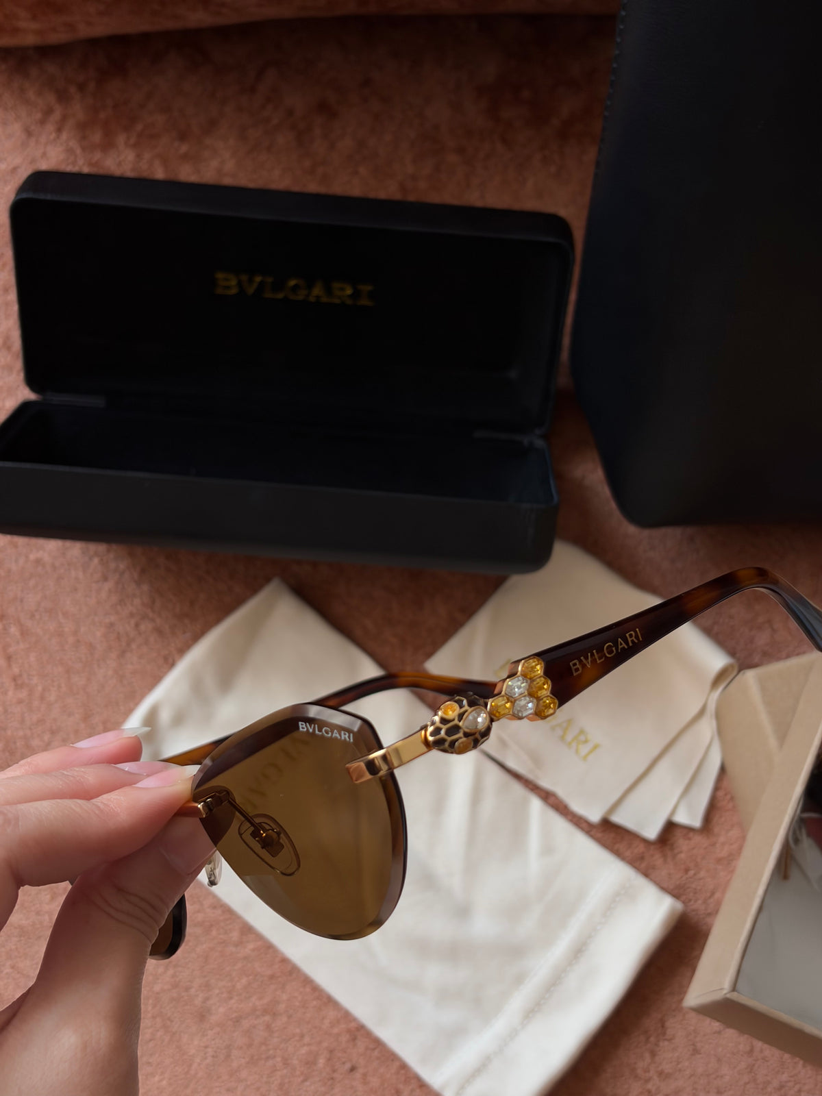 Bvlgari snake sunglasses