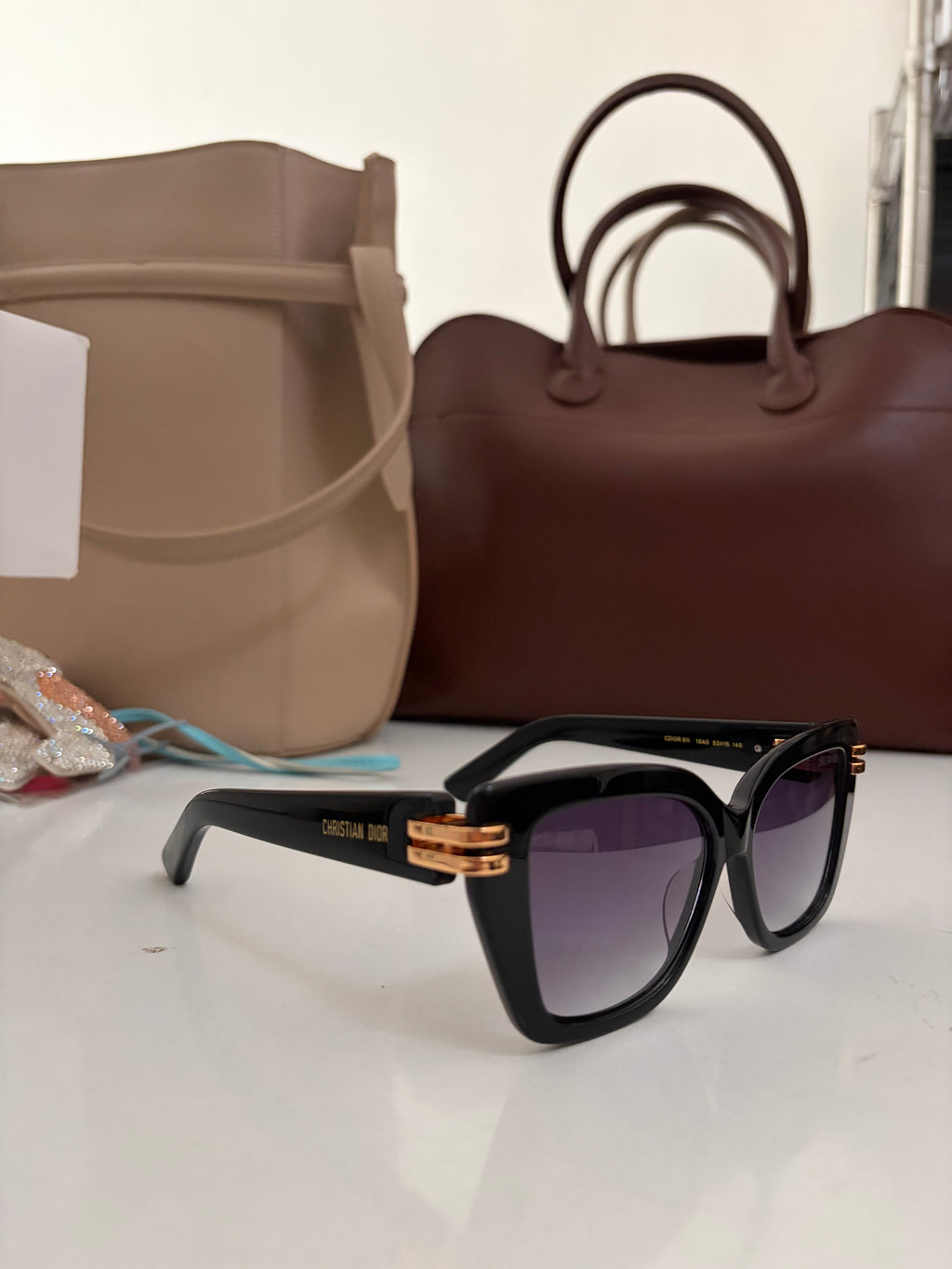 Dior big black sunglasses