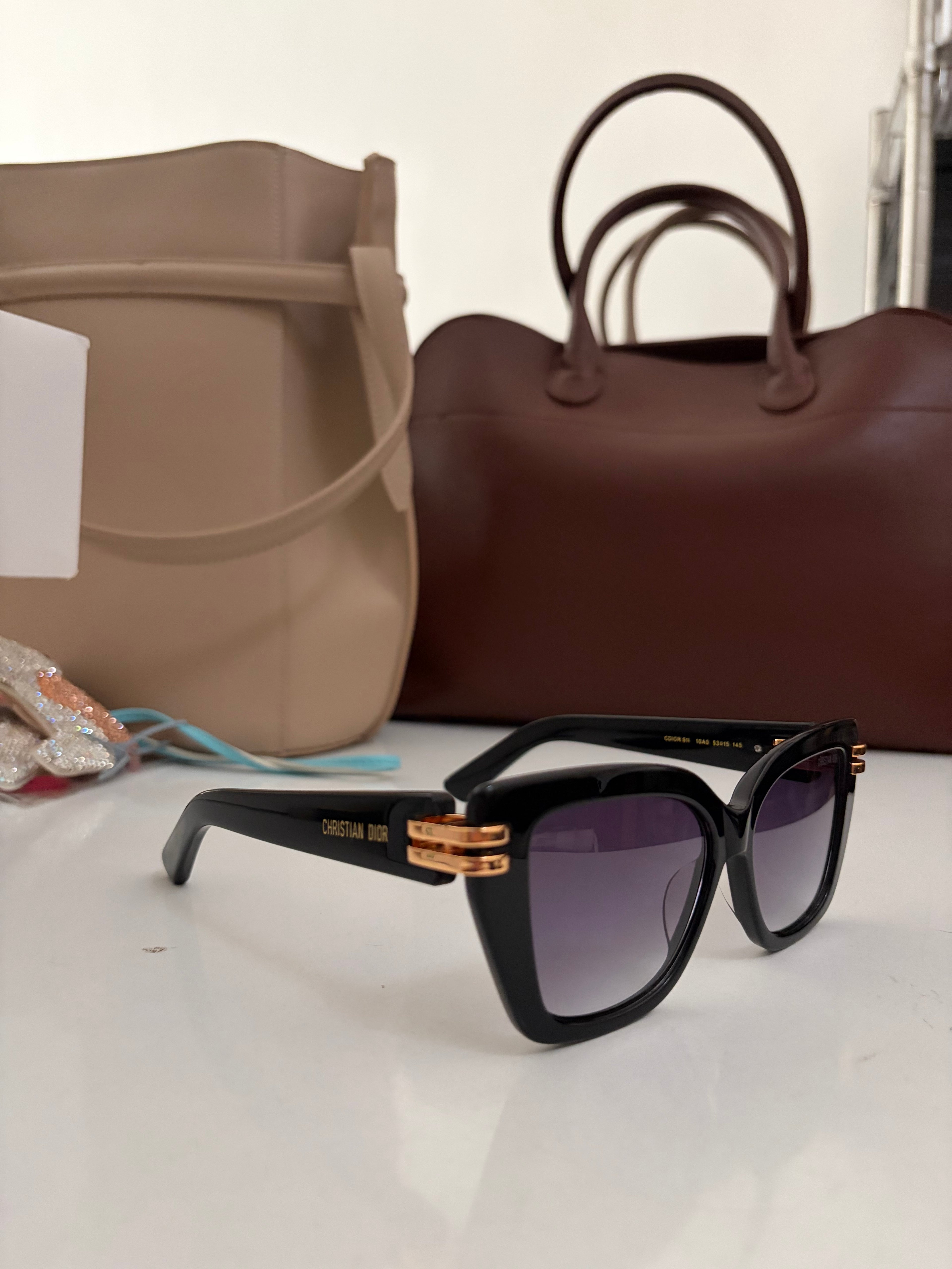 Dior big black sunglasses