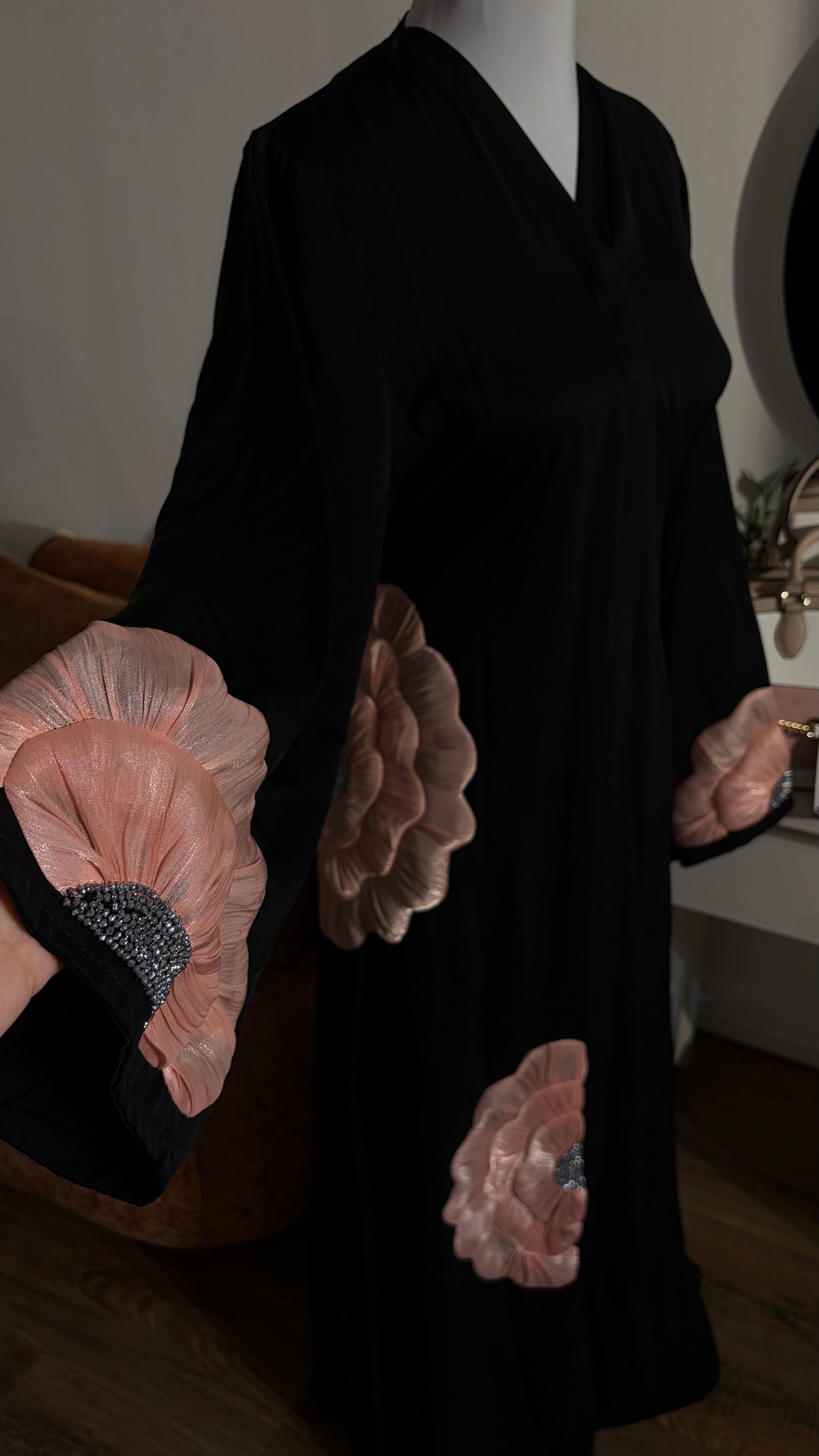Floral abaya