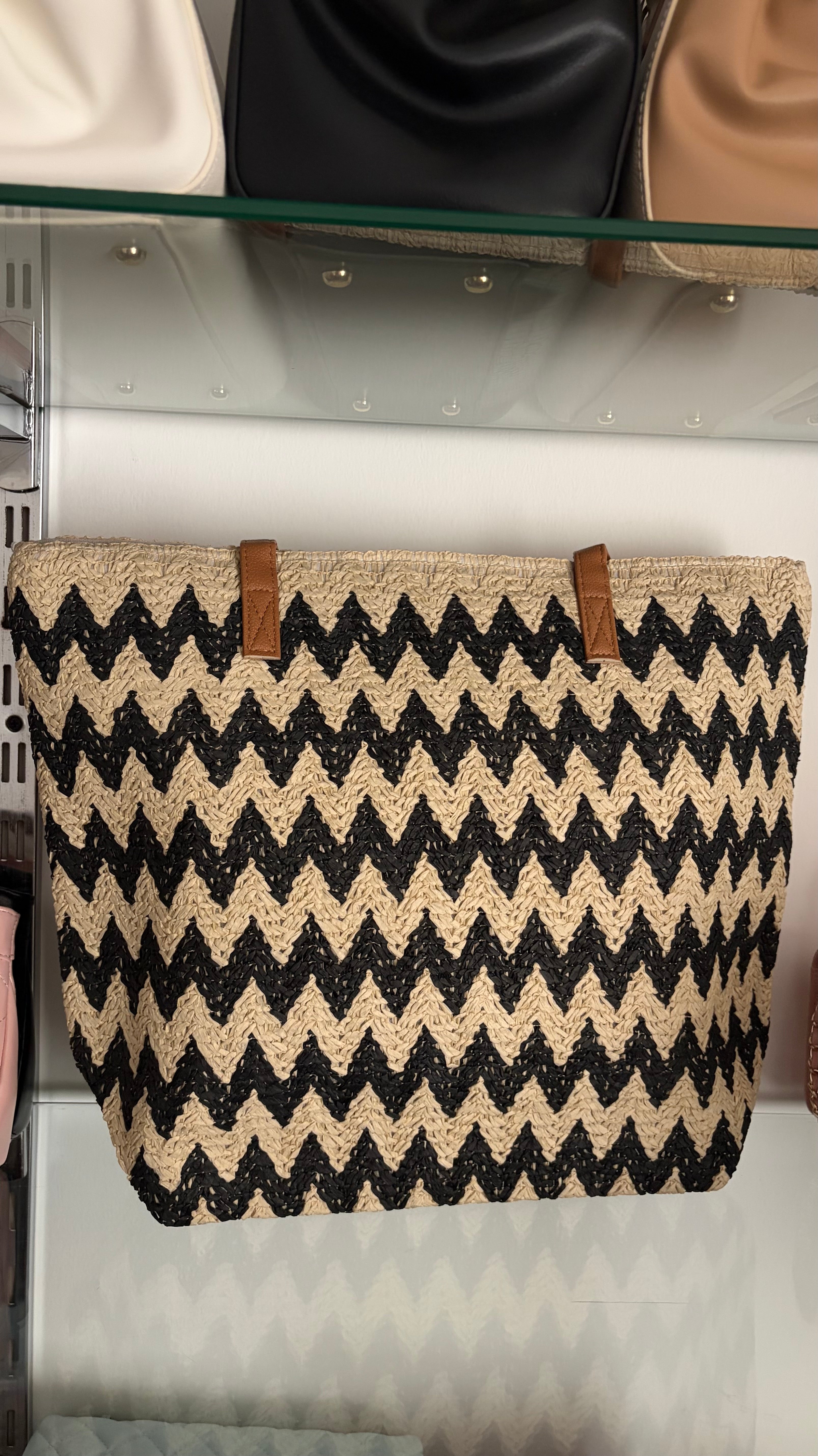 Large colorful beach bags