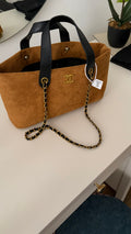 Chanel suede bag