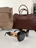 Chanel big black sunglasses