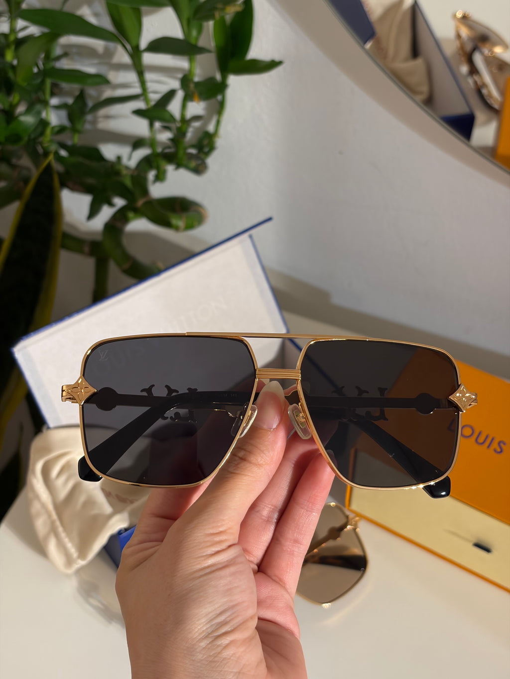 LV pearl sunglasses