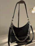 Black shoulder bag