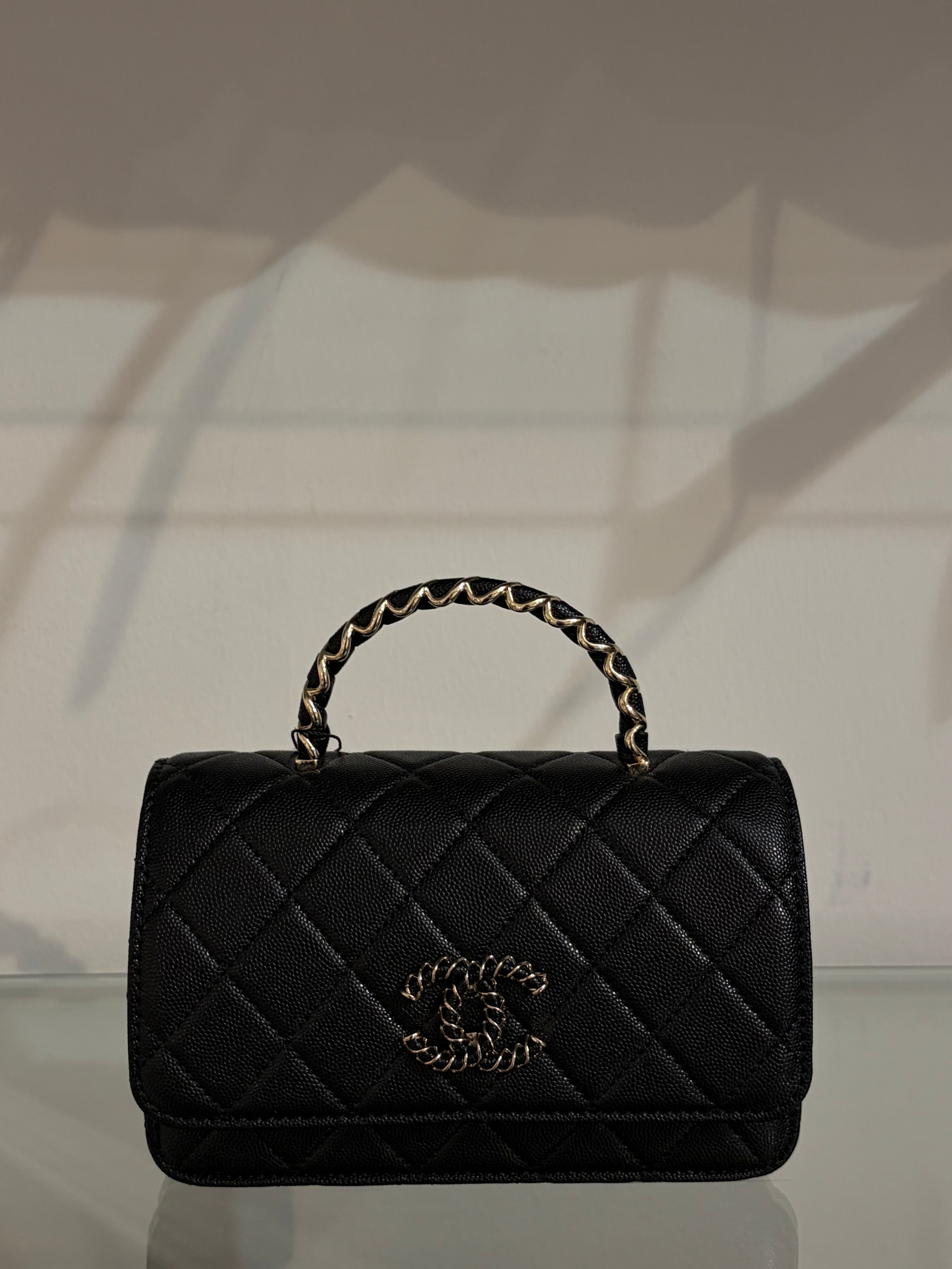Chanel wallet handle