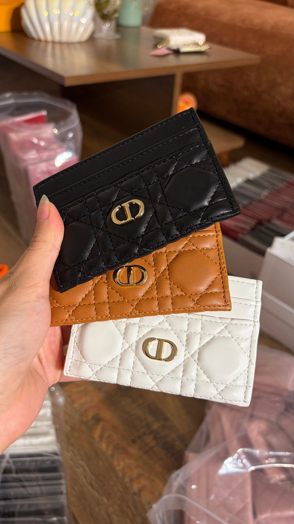 Dior card holder