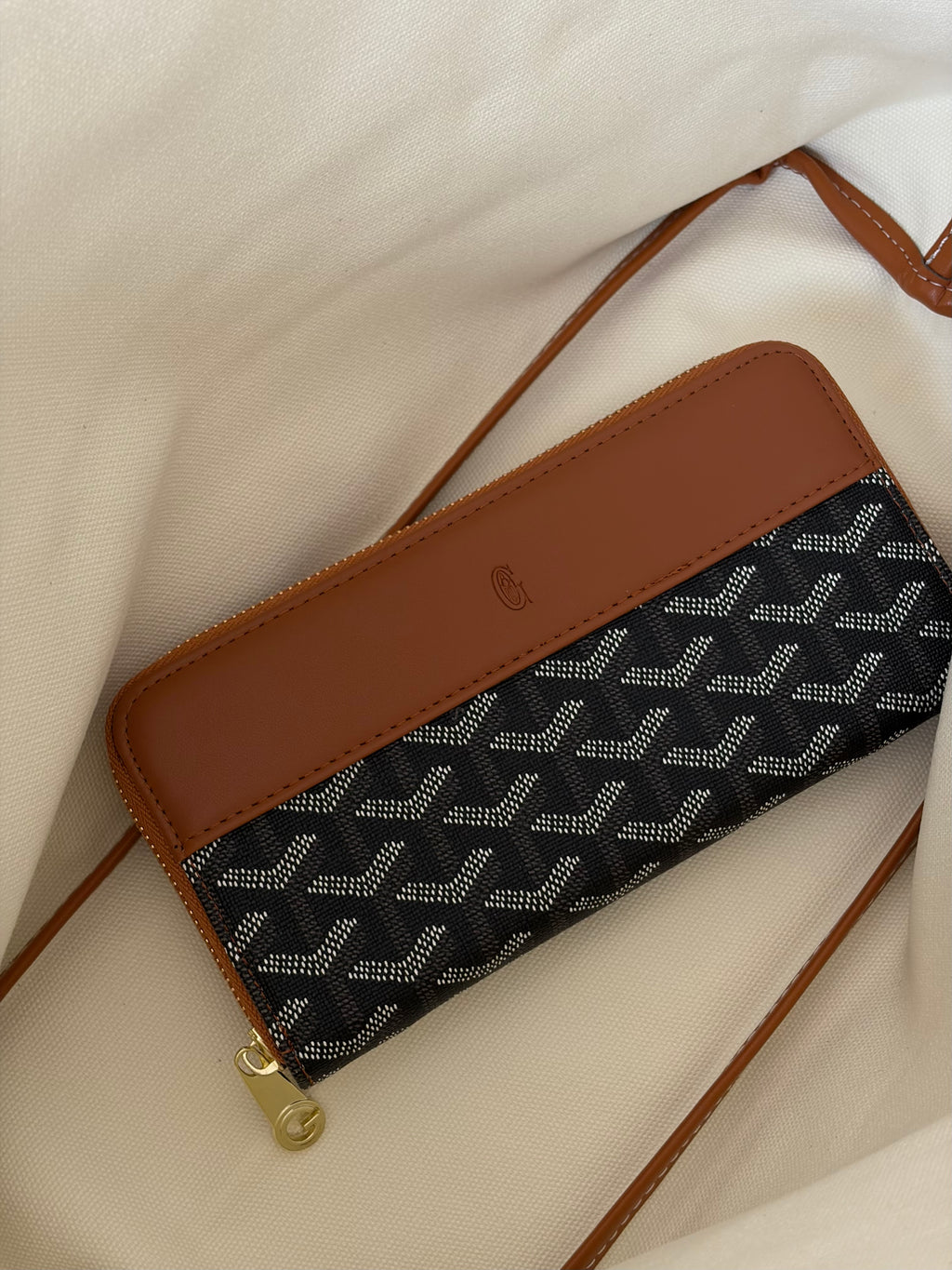 Goyard zipper wallet