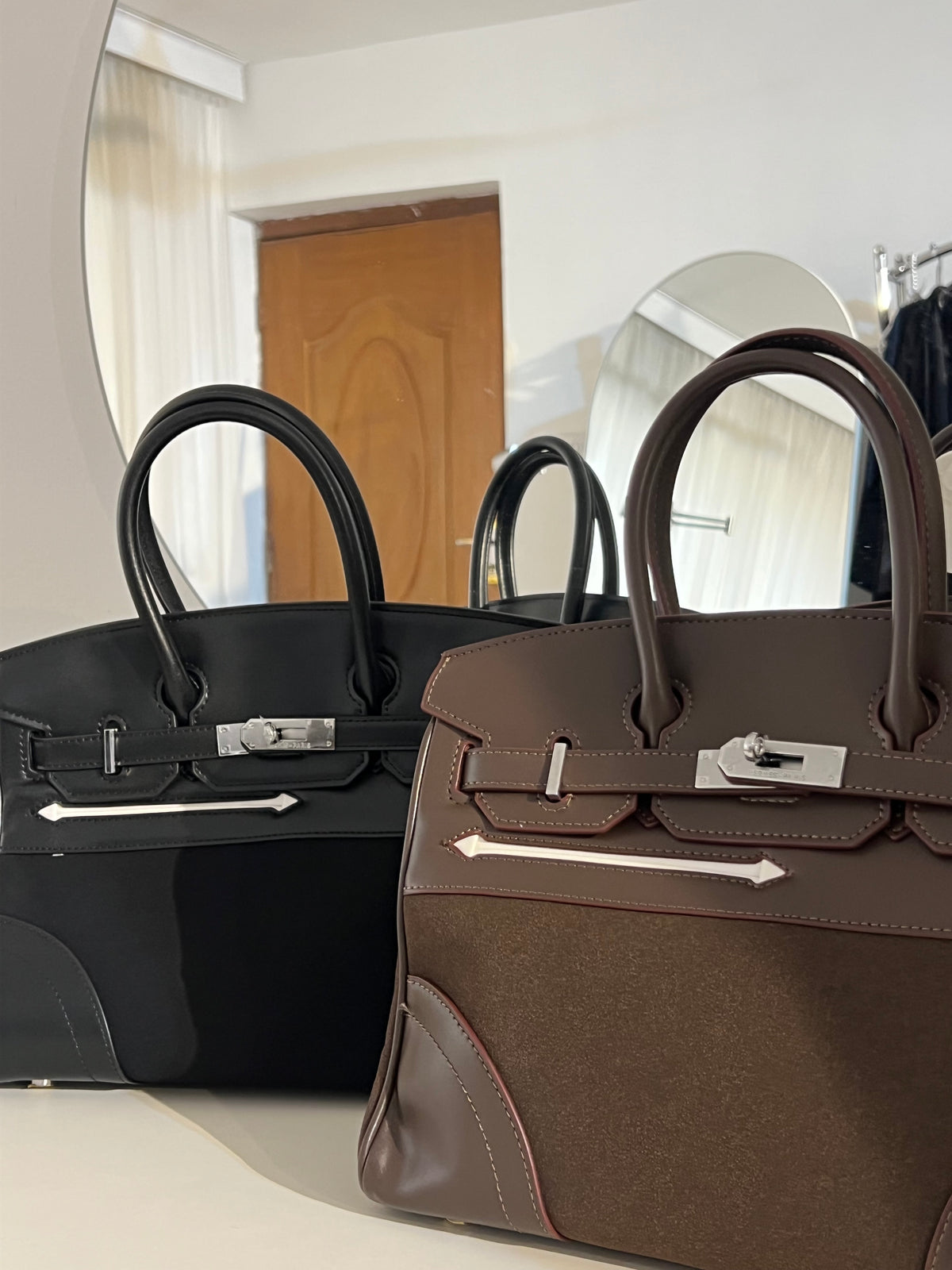 Hermes suede birkin
